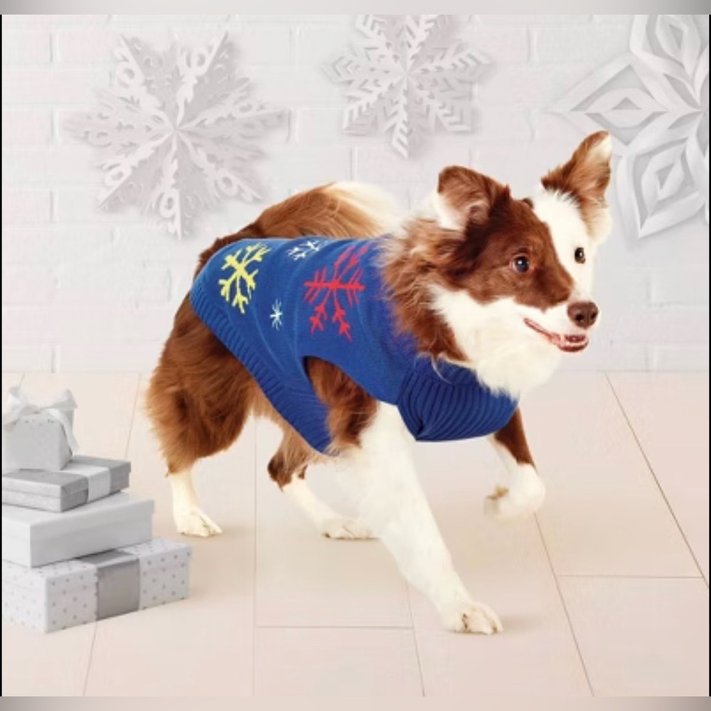 *NWT* Wondershop Snowflakes Knit Pet Sweater Size Large